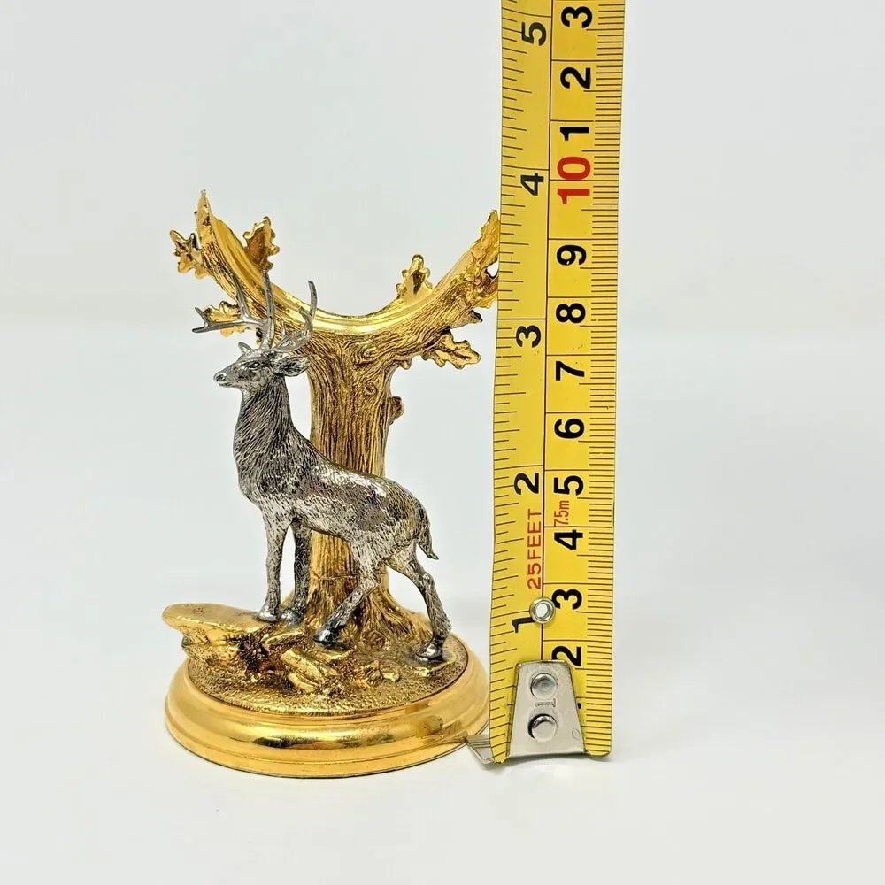Franklin Mint Official 10 Point Buck Pocket Watch Display Stand Rick Fields